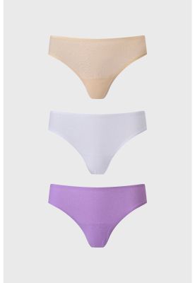 Imagen 1 del producto Calzón Mujer Tripack Colaless Lila