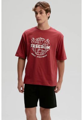 Imagen 1 del producto Polera Hombre Print Central Rojo