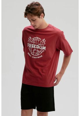 Imagen 2 del producto Polera Hombre Print Central Rojo