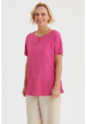 Imagen 2 del producto Blusa Mujer Escote Con Botón Magenta