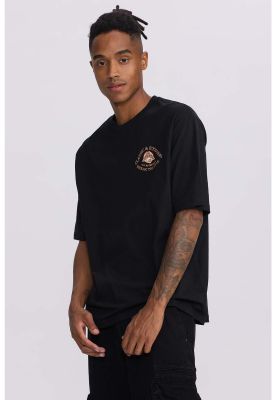 Imagen 2 del producto Polera Hombre Doble Print Wester Negro