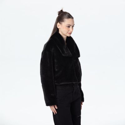 Imagen 2 del producto Chaqueta Mujer Peludo Negro Fashion's Park