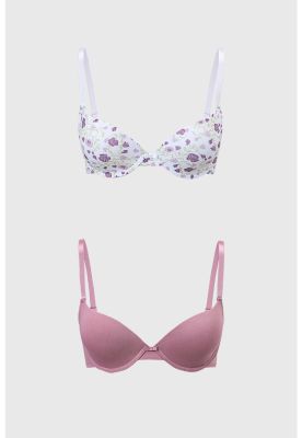 Sostén Mujer Bipack Copa Soft Liso Blanco - lll