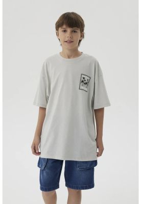 Polera Niño Print Posicional Gris III