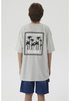 Imagen 2 del producto Polera Niño Print Posicional Gris III