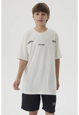 Imagen 1 del producto Polera Niño Costura Frontal Crudo