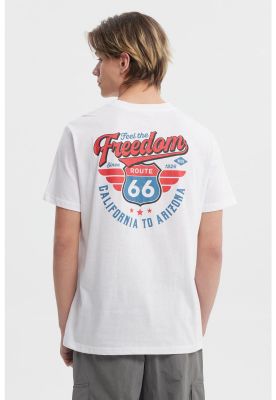 Imagen 2 del producto Polera Hombre Regular Fit Print Trasero Blanco