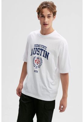 Imagen 2 del producto Polera Hombre Print Central Blanco IV