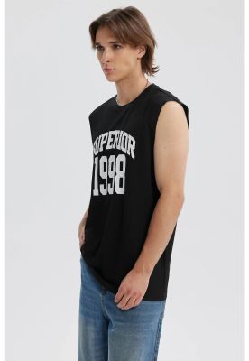 Imagen 2 del producto Polera Hombre Print Posicional Negro / Blanco