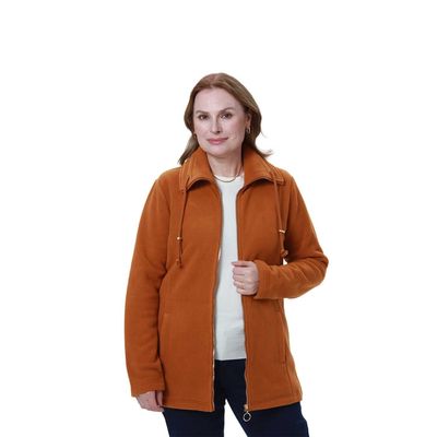 Polar Mujer Casual Básico Camel Fashion's Park