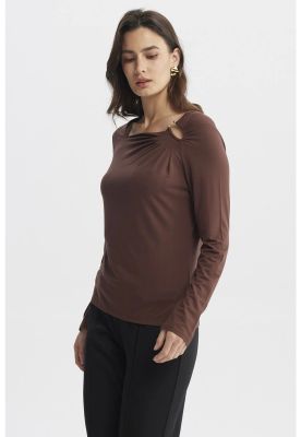 Imagen 2 del producto Polera Mujer Slim Café Claro
