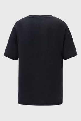 Imagen 2 del producto Polera Niña Oversize Larga Negro