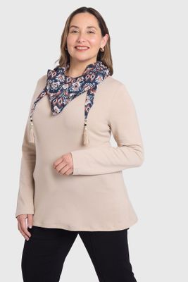 Imagen 2 del producto Sweater Mujer Pañuelo Arena