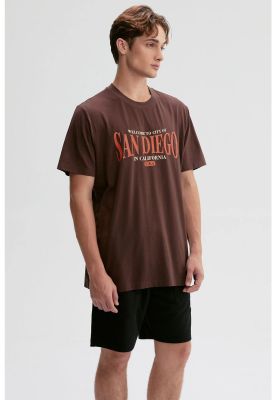 Imagen 2 del producto Polera Hombre Print Posicional Chocolate - ll