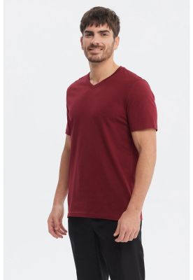Imagen 2 del producto Polera Hombre Básica Burdeo