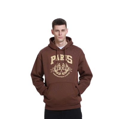 Polerón Hombre Print College Chocolate Fashion's Park