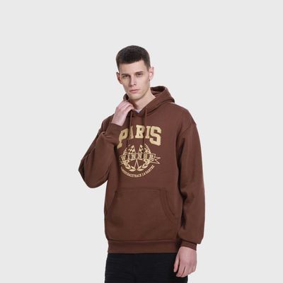 Imagen 2 del producto Polerón Hombre Print College Chocolate Fashion's Park