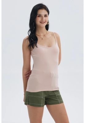 Imagen 2 del producto Peto Mujer Pabilo Básico Liso Palo Rosa