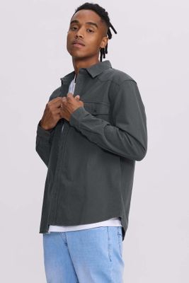 Imagen 2 del producto Camisa Hombre Denim Color Verde Militar