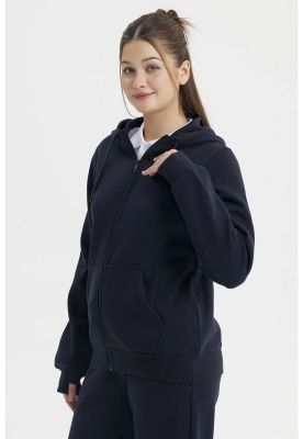 Imagen 2 del producto Polerón Escolar Mujer Full Zipper Azul Marino