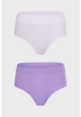 Imagen 1 del producto Calzón Mujer Tiro Alto Sin Costura Morado