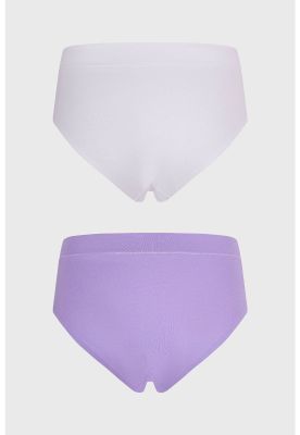 Imagen 2 del producto Calzón Mujer Tiro Alto Sin Costura Morado