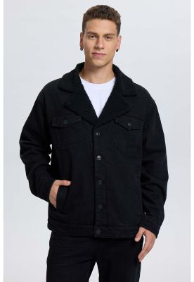 Imagen 2 del producto Chaqueta Hombre Mezclilla Negro - ll