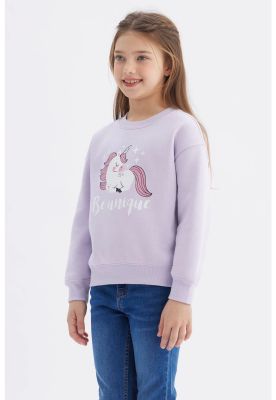 Imagen 2 del producto Polerón Niña Básico Print Lila