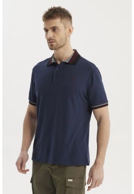 Imagen 2 del producto Polera Hombre Cuello Polo Azul Marino