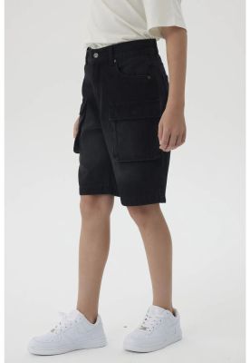 Imagen 2 del producto Bermuda Niño Denim Cargo Negro