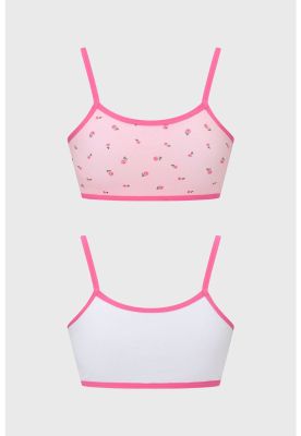 Imagen 1 del producto Sostén Niña Bipack Peto Colores Lisos Blanco