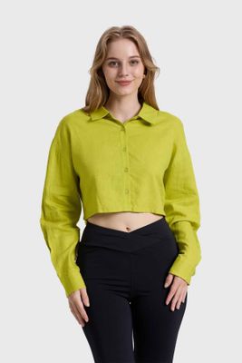 Imagen 1 del producto Blusa Mujer Cropped Verde