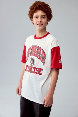 Polera Niño College Teen Rojo