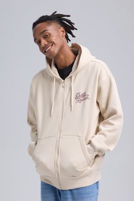 Polerón Hombre Full Zipper Doble Beige