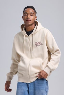 Imagen 2 del producto Polerón Hombre Full Zipper Doble Beige
