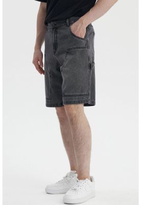 Imagen 2 del producto Bermuda Hombre Parche Carpintero Negro