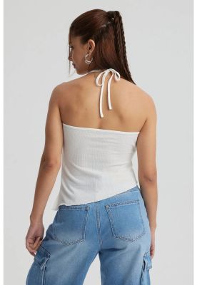 Imagen 2 del producto Peto Mujer Basta Asimétrica Blanco