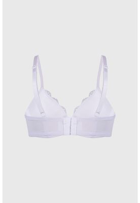 Imagen 2 del producto Sostén Mujer Copa Soft Encaje Superior Blanco