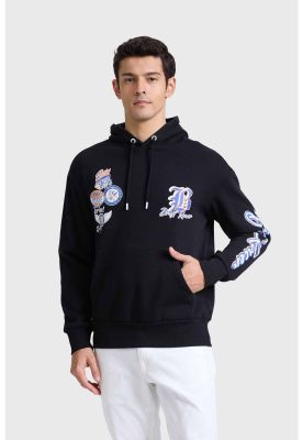 Polerón Hombre Hoodie Print Negro - lV