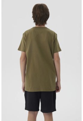 Imagen 2 del producto Polera Niño Print Posicional Verde Militar