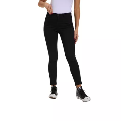 Jeans Mujer Super Skinny Color Negro Fashion's Park