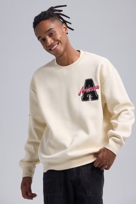 Imagen 2 del producto Polerón Hombre Baseball Beige Claro