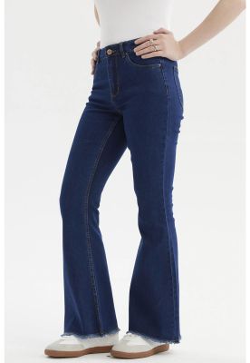 Imagen 2 del producto Jeans Mujer Flare Monse Azul Oscuro