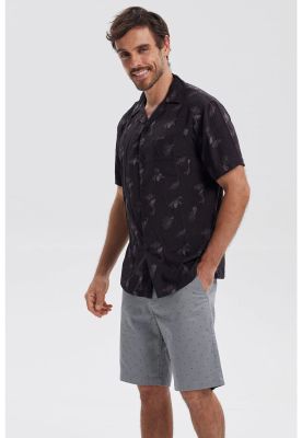 Imagen 2 del producto Camisa Hombre Print Negro- ll
