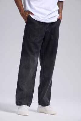 Jeans Hombre Degradé Gris Claro