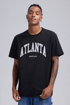 Imagen 2 del producto Polera Hombre Estampado Negro