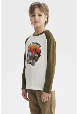 Imagen 2 del producto Polera Niño Print Adventure Crudo