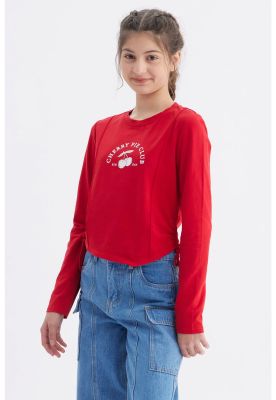 Imagen 2 del producto Polera Niña Slim Rojo