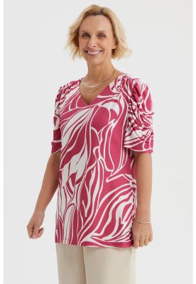 Imagen 2 del producto Polera Mujer Print Magenta