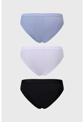 Imagen 2 del producto Calzón Mujer Tripack Bikini Azul Claro - ll